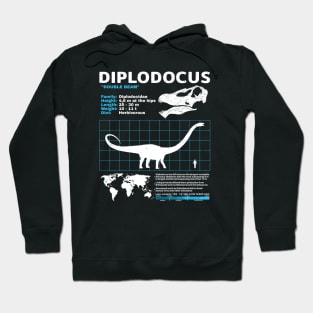 Diplodocus Fact Sheet Hoodie